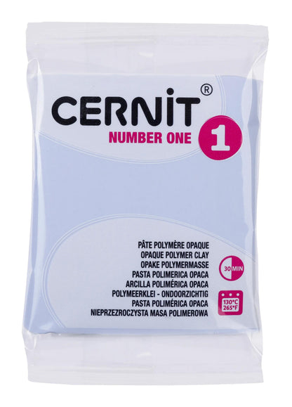 Cernit n°1 56 g pastello blu - Pastello blu (Pacchetto x6)