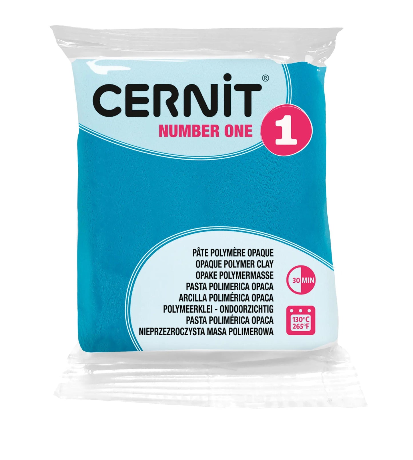 Cernit n°1 56 g Turquoise blue - Turquoise blue 280 (Pack x6)