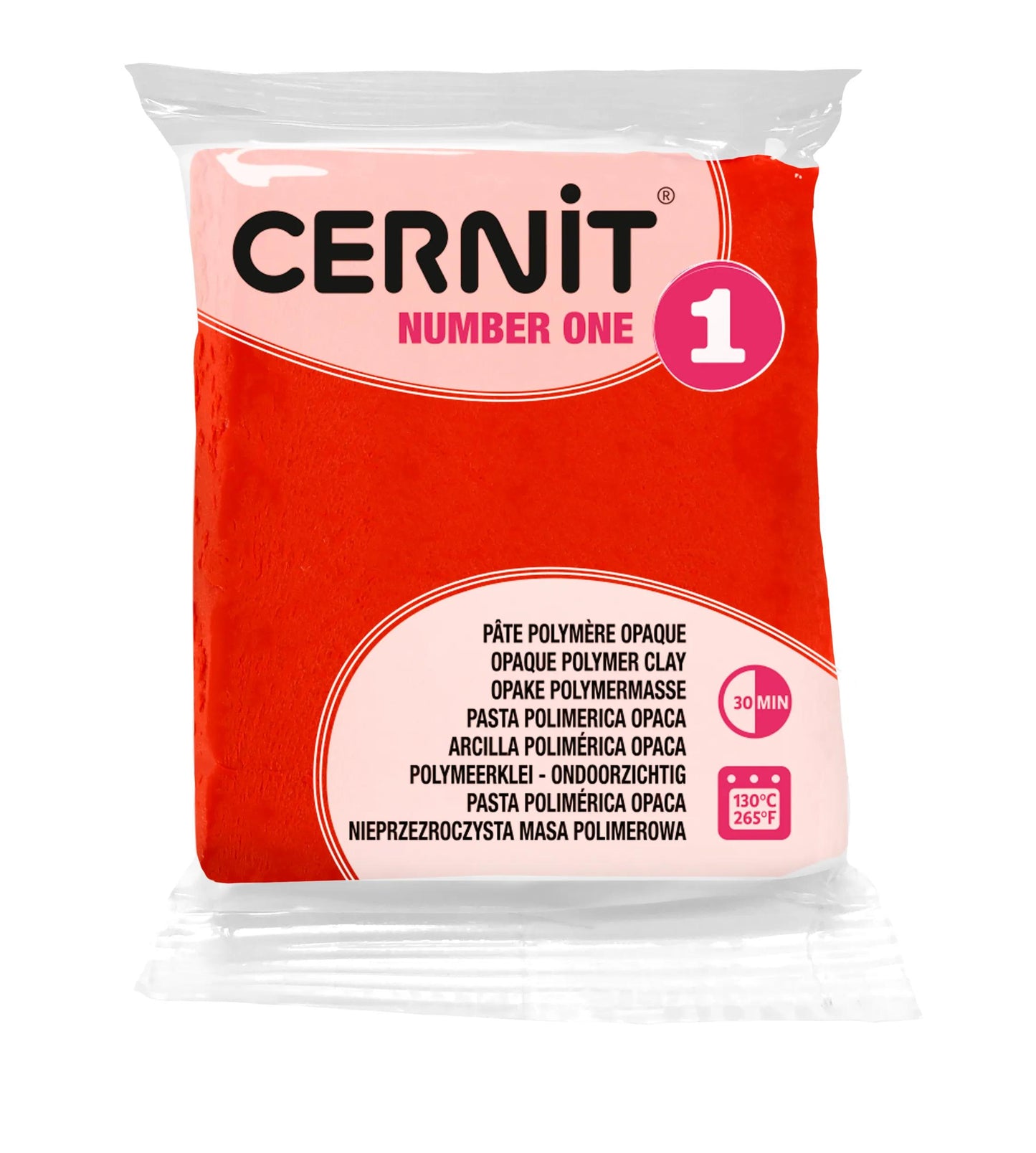 Cernit No. 1 56 g Poppy Red - Red Poppy 428 (Pack x6)