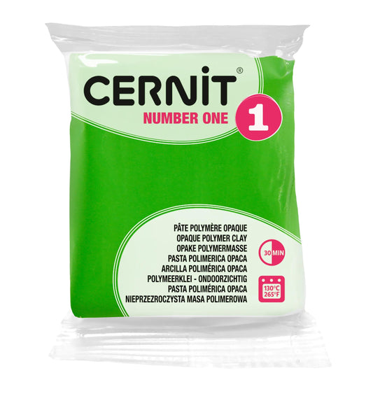 Cernit n°1 56 g Light green - Light green 611 (Pack x6)