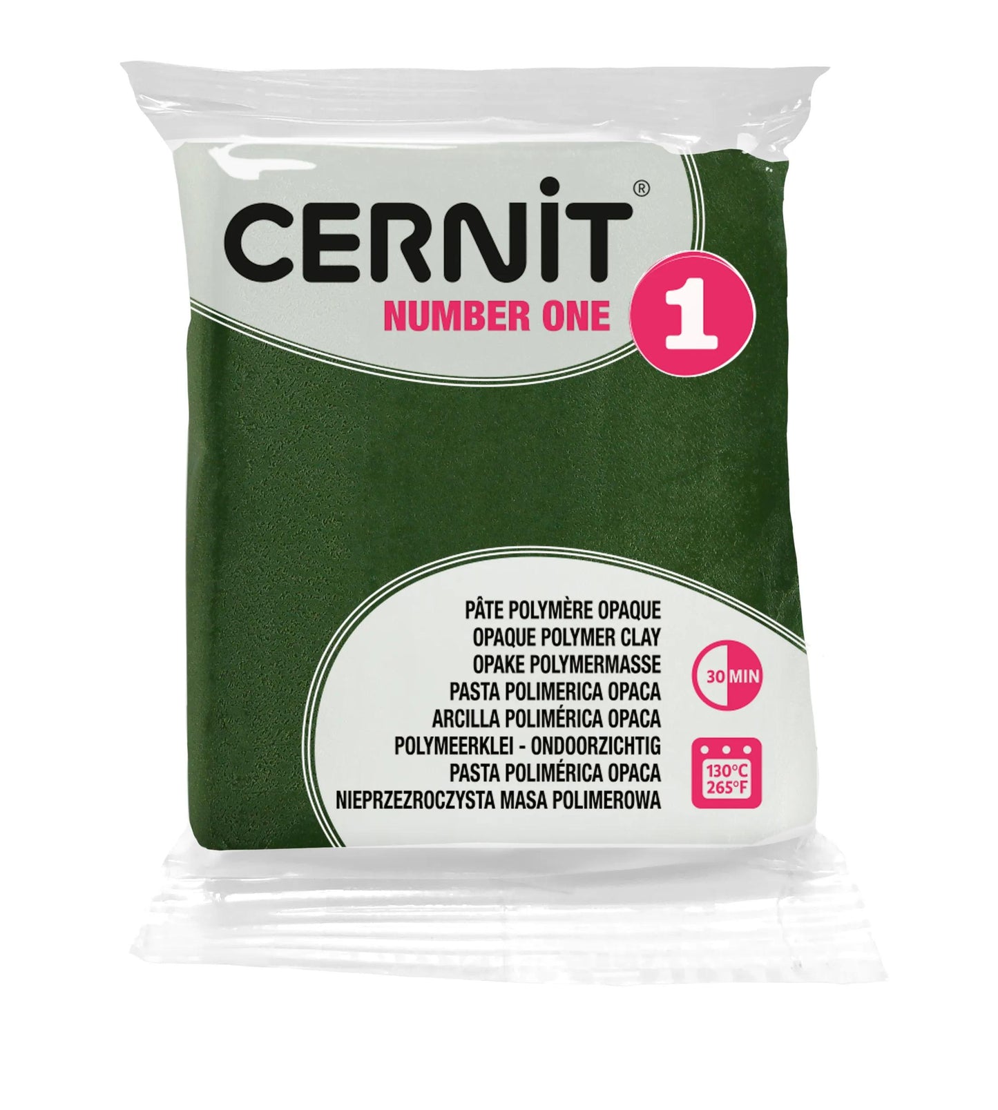 Cernit n°1 56 g Olive - Olive 645 (Pack x6)