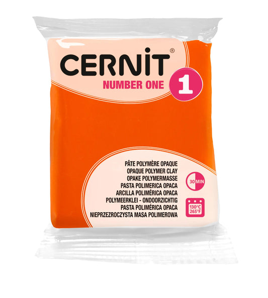 Cernit n°1 56 g Orange - Orange 752 (Pack x6)