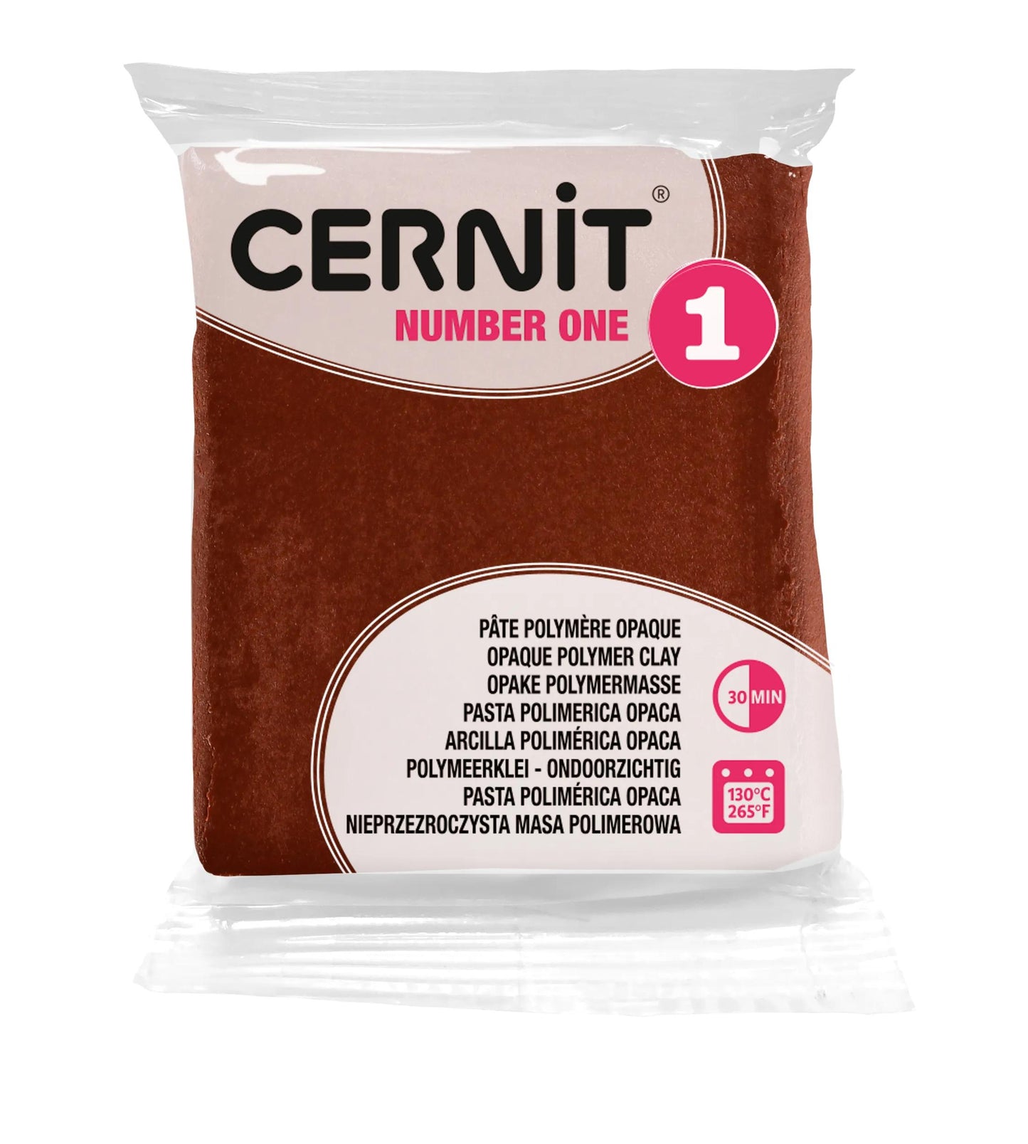 Cernit n°1 56 g Brown - Brown 800 (Pack x6)