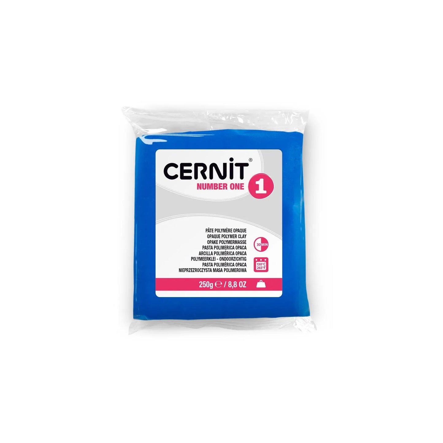Cernit n°1 250 g Blue - Blue 200 (Pack x4)