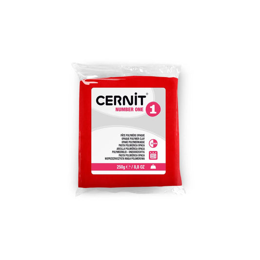 Cernit n°1 250 g Red - Red 400 (Pack x4)