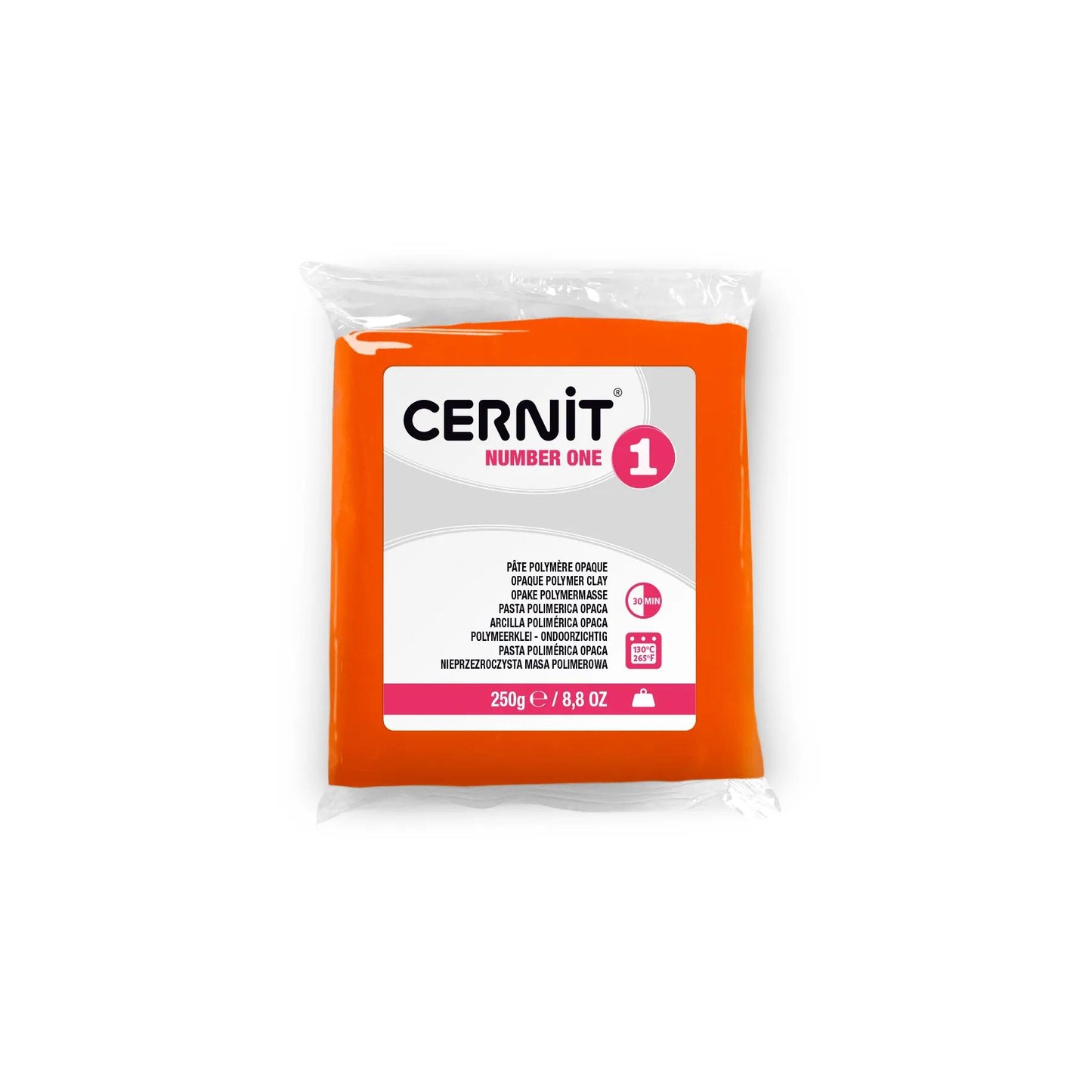 Cernit n°1 250 g Orange - Orange 752 (Pack x4)