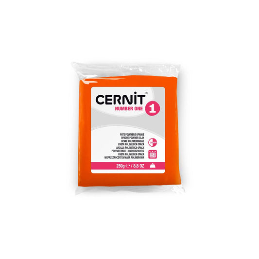 Cernit n°1 250 g Orange - Orange 752 (Pack x4)