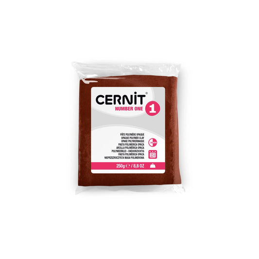 Cernit n°1 250 g Brown - Brown 800 (Pack x4)