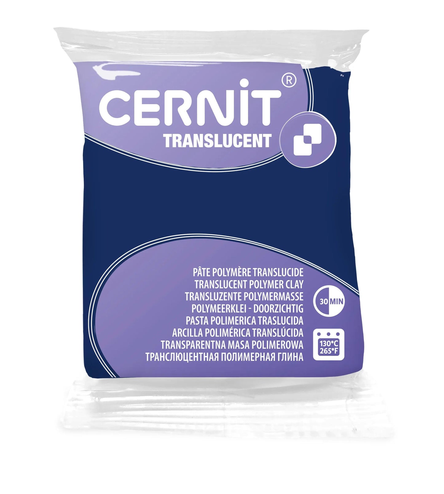 Cernit TRANSLUCIDES 56 g Myrtille - Myrtille - New 249 (Pack x6)