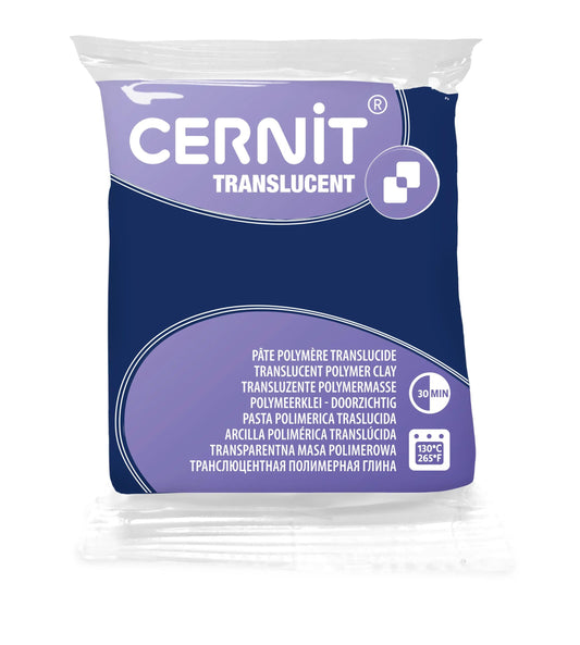 Cernit TRANSLUCIDES 56 g Myrtille - Myrtille - New 249 (Pack x6)