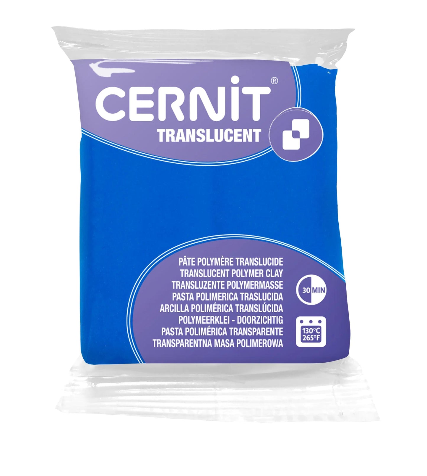 Cernit TRANSLUCENT 56 g Sapphire - Sapphire 275 (Pack x6)