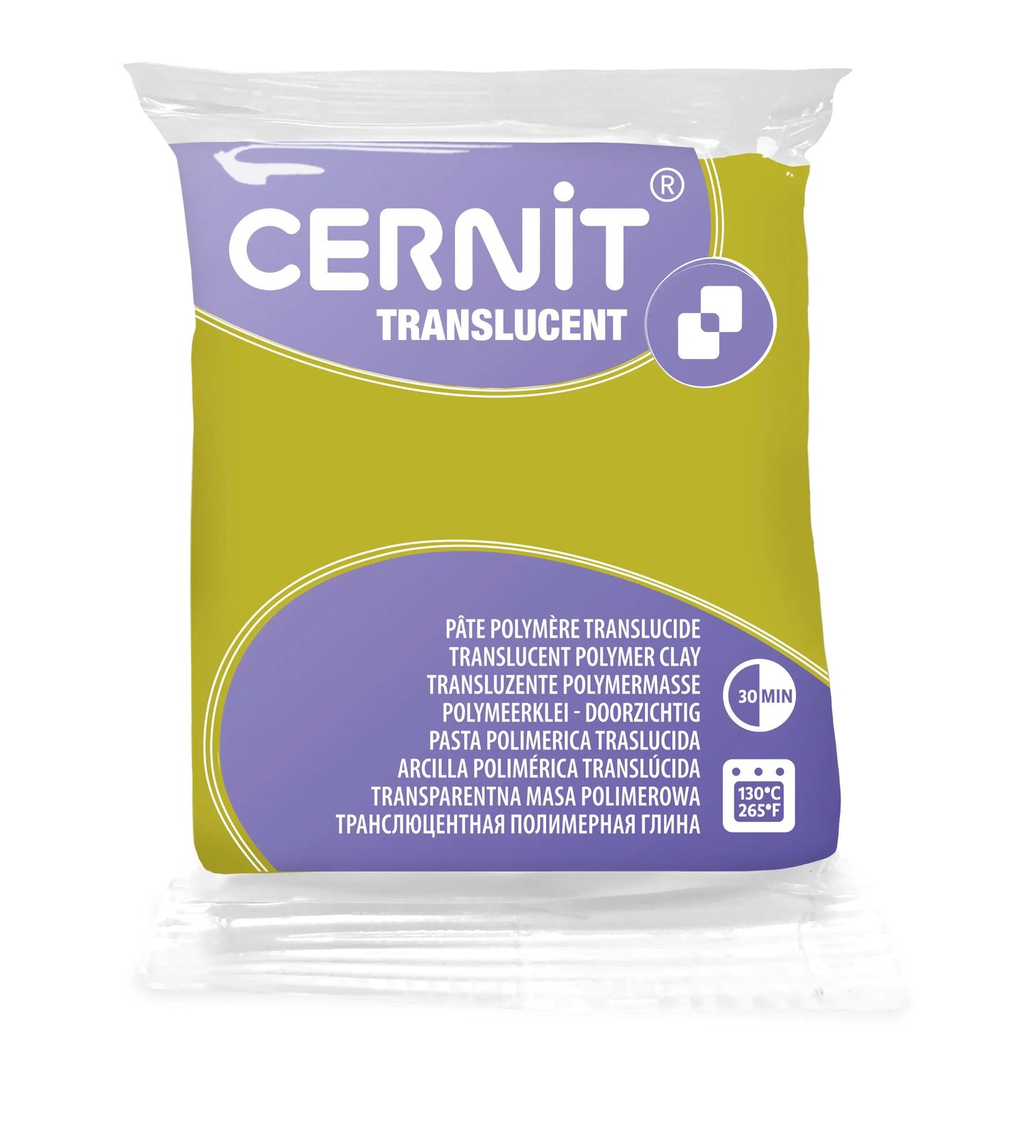 Cernit TRANSLUCIDES 56 g Mirabelle - Mirabelle - New 606 (Pack x6)