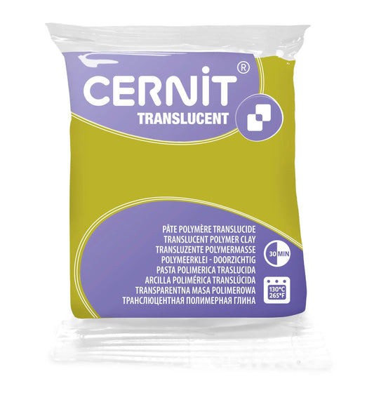 Cernit TRANSLUCIDES 56 g Mirabelle - Mirabelle - New 606 (Pack x6)