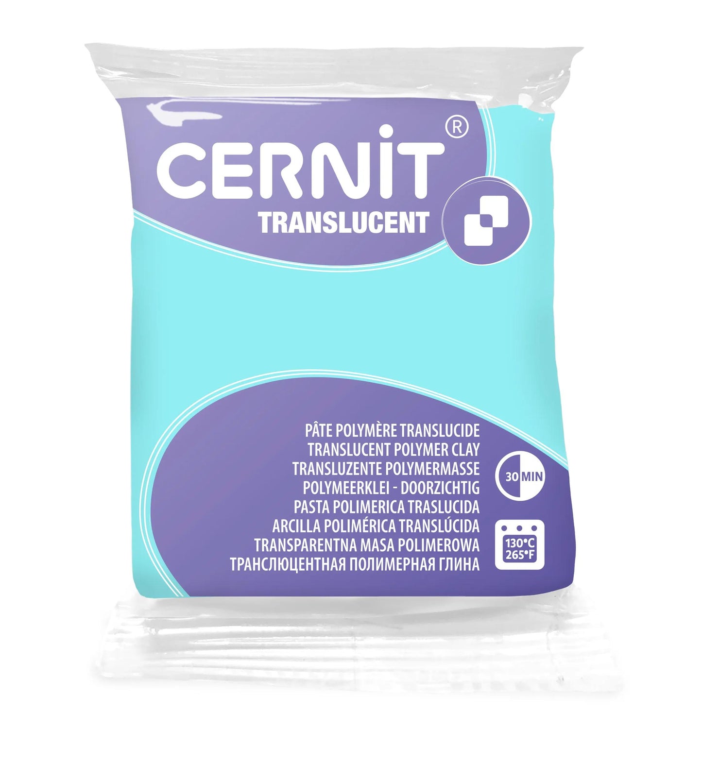 Cernit TRANSLUCIDES 56 g Jade - Jade - New 641 (Pack x6)