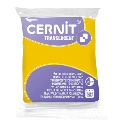 Cernit TRANSLUCIDES 56 g Maize - Maize - New 719 (Pack x6)