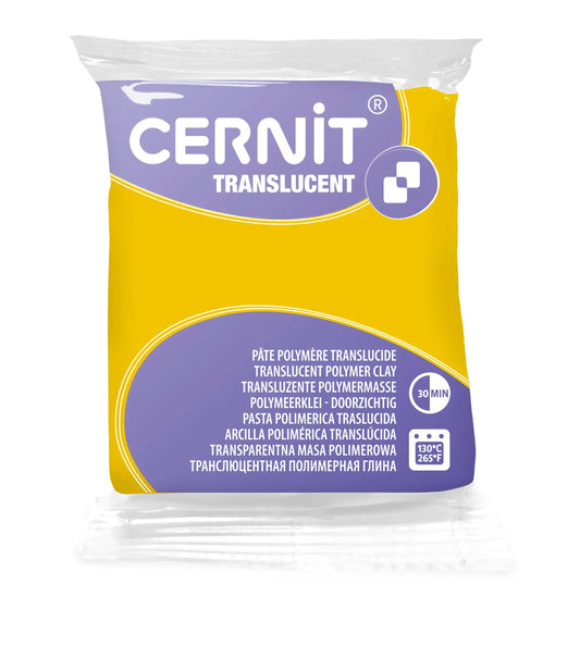 Cernit TRANSLUCIDES 56 g Maize - Maize - New 719 (Pack x6)