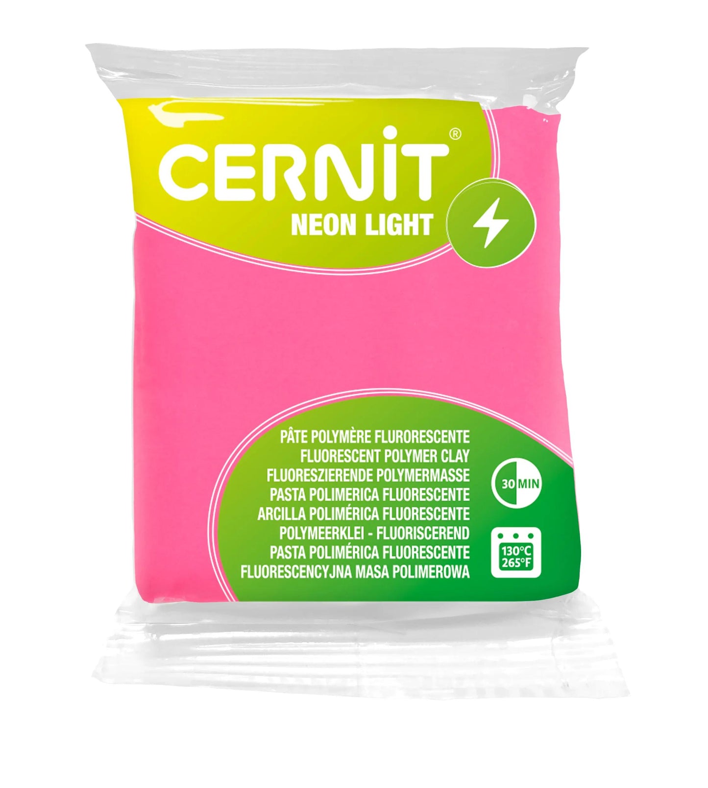 Cernit NEON LIGHT 56 g Fuchsia - Fuchsia 922 (Pack x6)