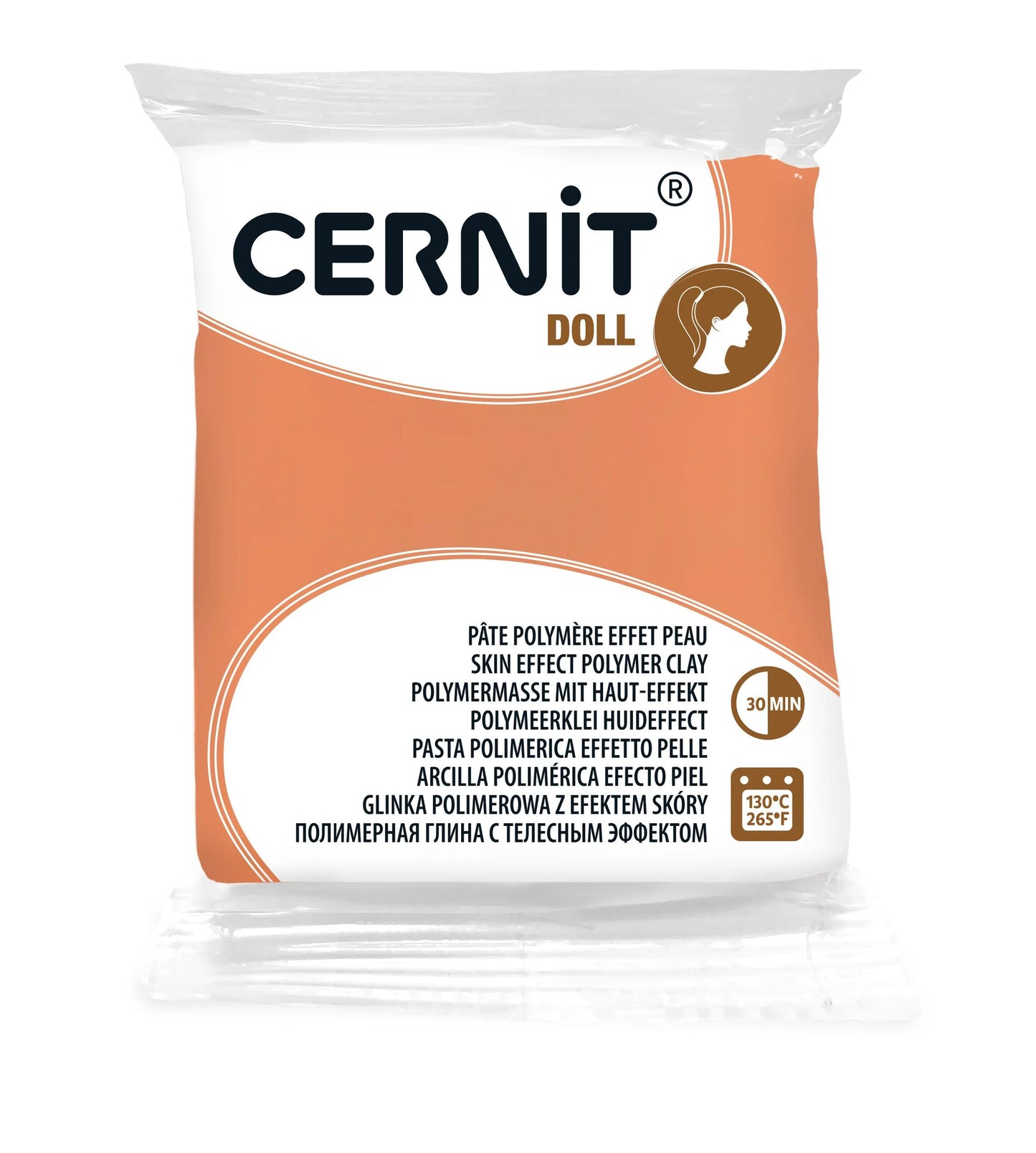 Cernit DOLL 56 g Caramel - Caramel - New 807 (Pack x6)