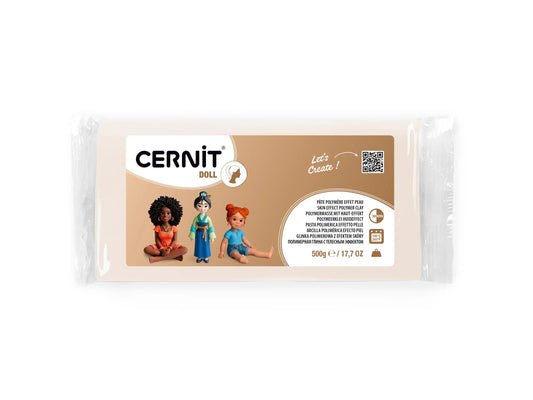 Cernit DOLL collection 500 g White - White 10 (Pack x2)
