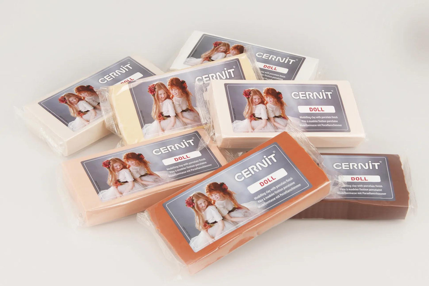 Cernit DOLL collection 500 g White - White 10 (Pack x2)