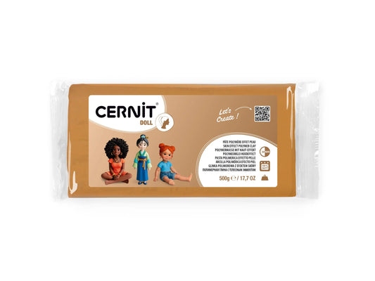 Cernit DOLL collection 500 g Almond - Almond 744 (Pack x2)