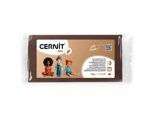 Cernit DOLL collection 500 g Nougat - Nougat 808 (Pack x2)