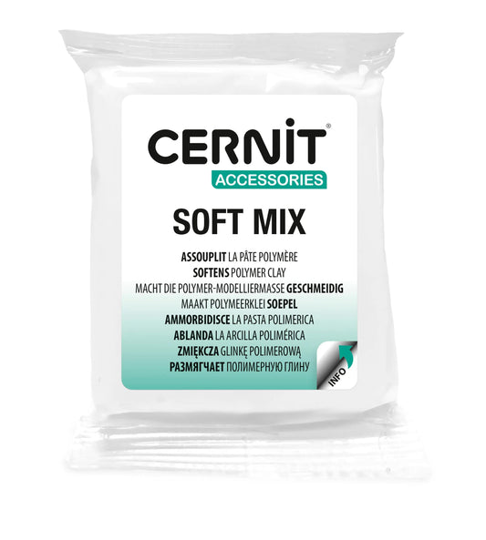 Cernit Soft mix 56 g - White 5 (Pack x6)