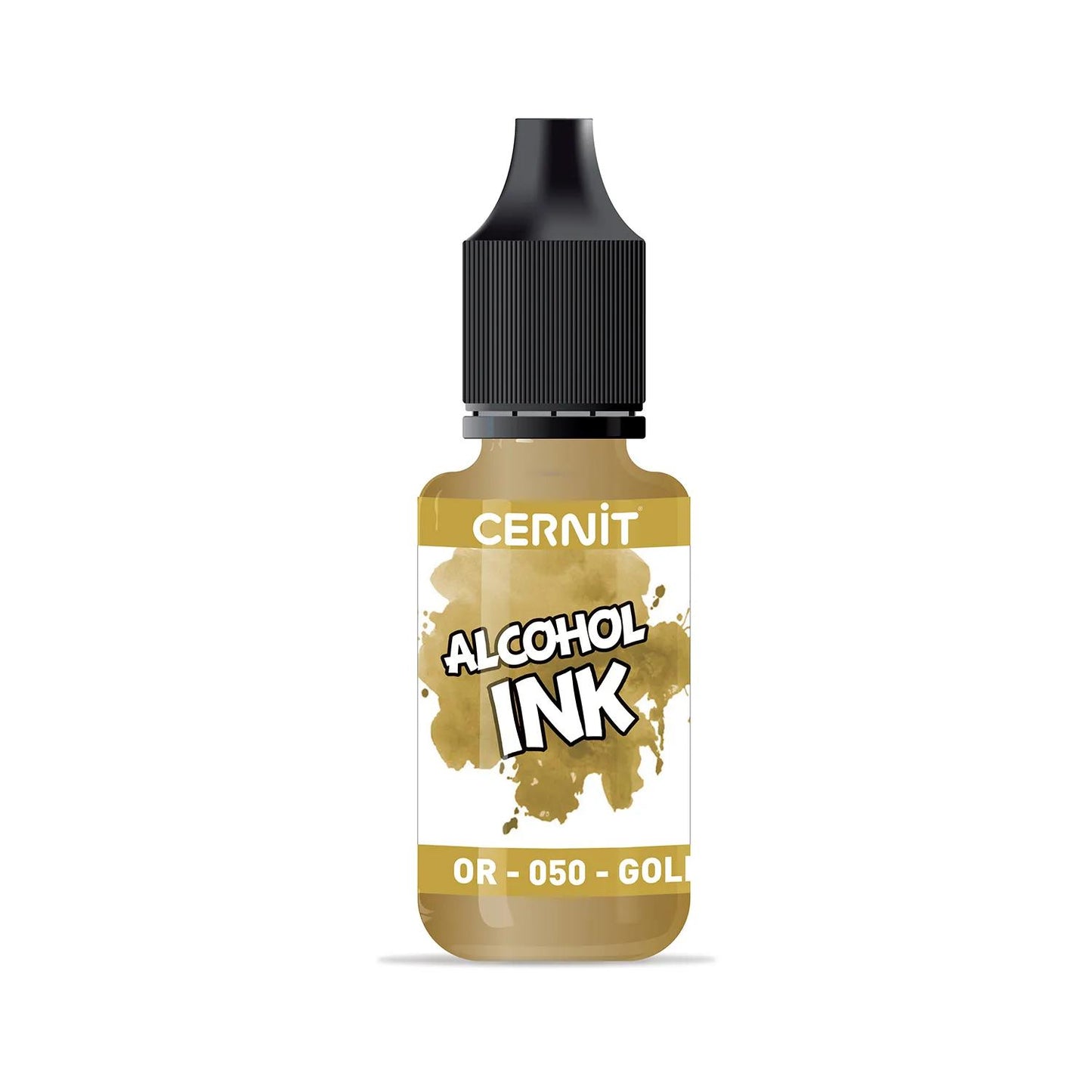 Cernit ink with alcohol 20 ml Gold - Gold 50 (Pack x6)