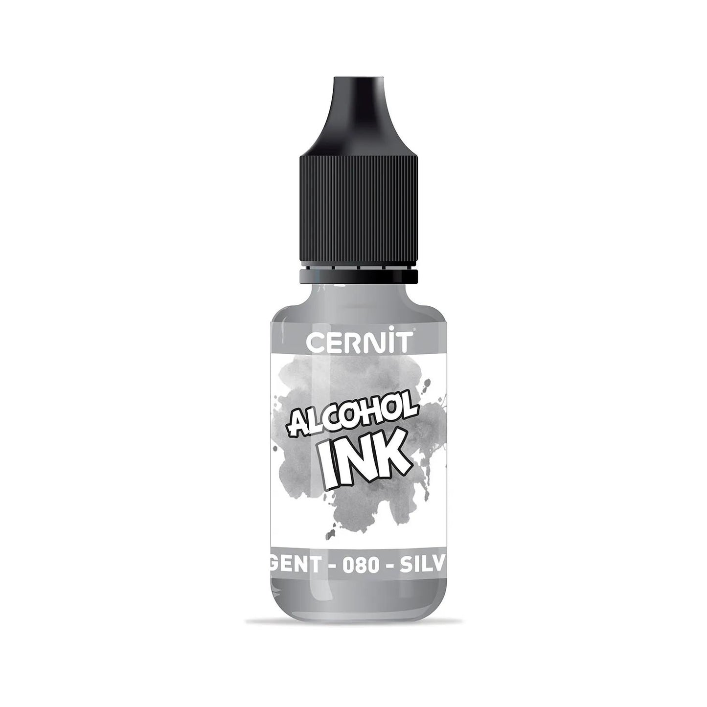 Alcohol ink cernit 20 ml Silver - Silver 80 (Pack x6)