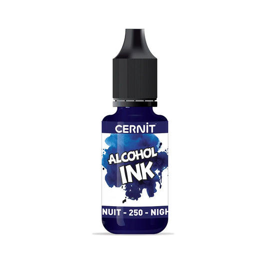 Alcohol ink cernit 20 ml Night blue - Night blue 250 (Pack x6)