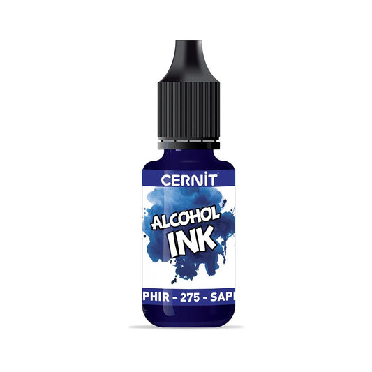 Cernit ink with alcohol 20 ml Sapphire - Sapphire 275 (Pack x6)