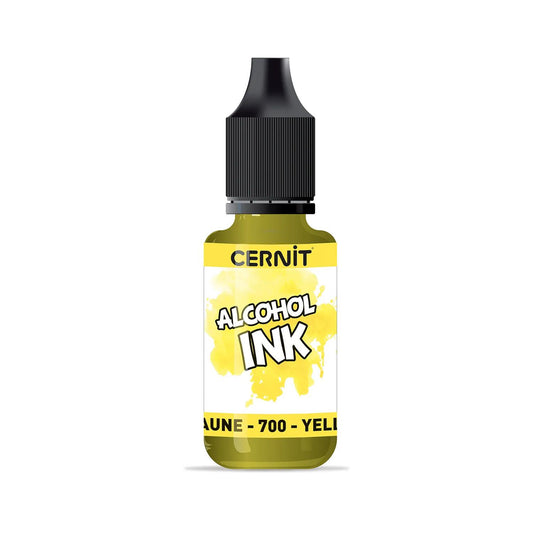 Alcohol ink cernit 20 ml Yellow - Yellow 700 (Pack x6)