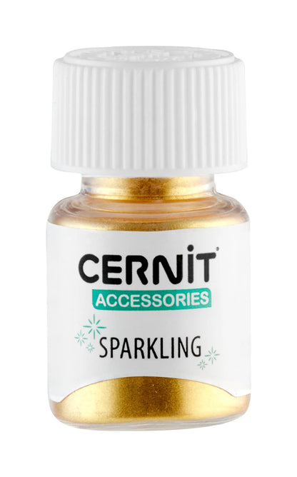 Sparkling Cernit 5 g METALLIC Gold - Gold (Paket x6)
