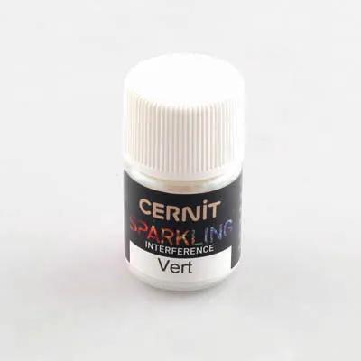 Sparkling Cernit 5 g Interference Green - Green 600 (Pack x6)