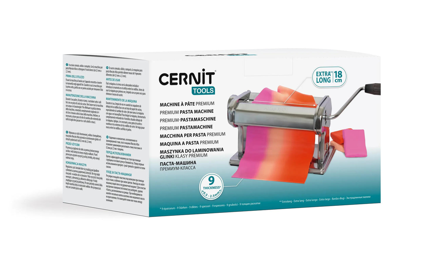 Cernit pasta machine - Steel