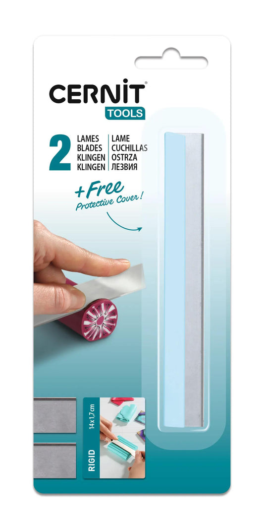 Cernit 2 rigid blades - Steel (Pack x10)