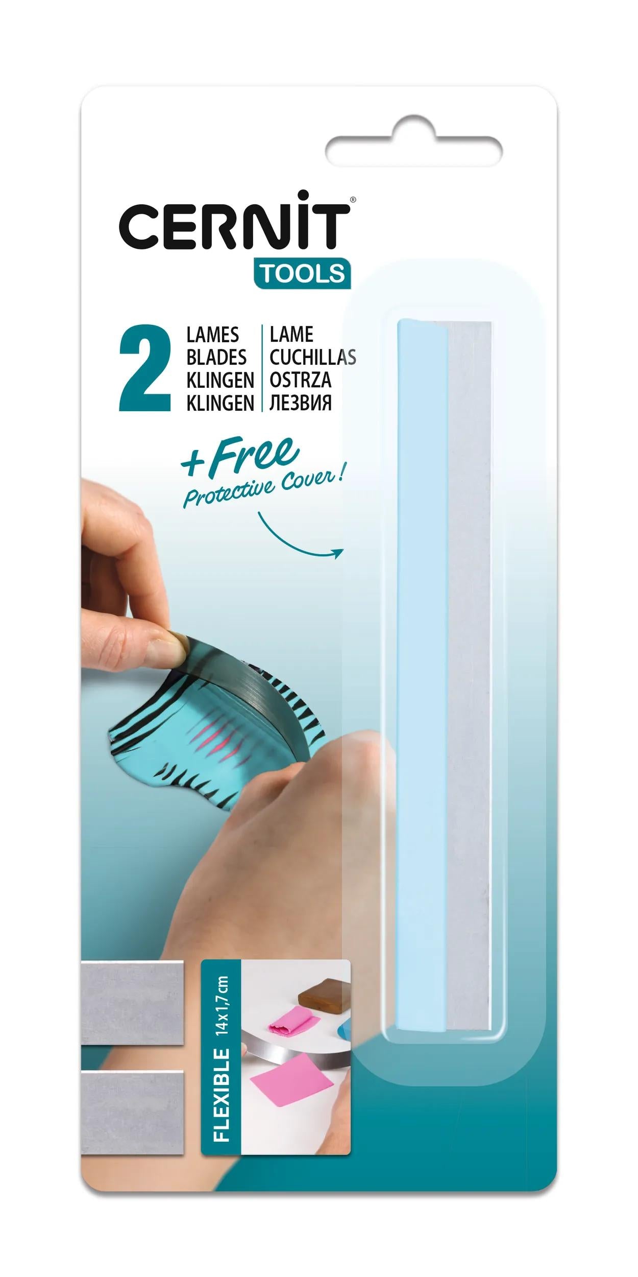 Cernit 2 flexible blades - Steel (Pack x10)