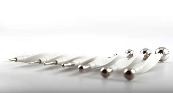 Cernit tool with metal balls 13mm/8mm - Steel (Pack x6)