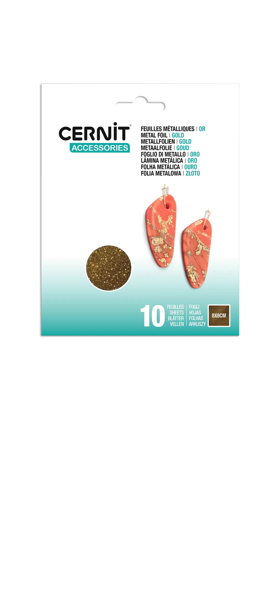 Pack 10 metallic sheets - gold - Gold (Pack x10)