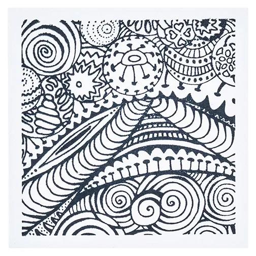 Cernit Freestyle texture plate - Grey (Pack x10)