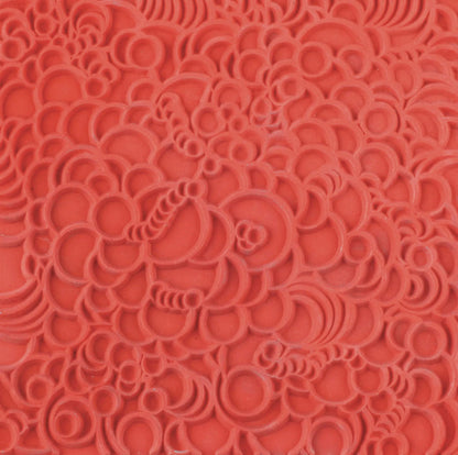 Cernit texture plate Bubbles - Grey (Pack x10)