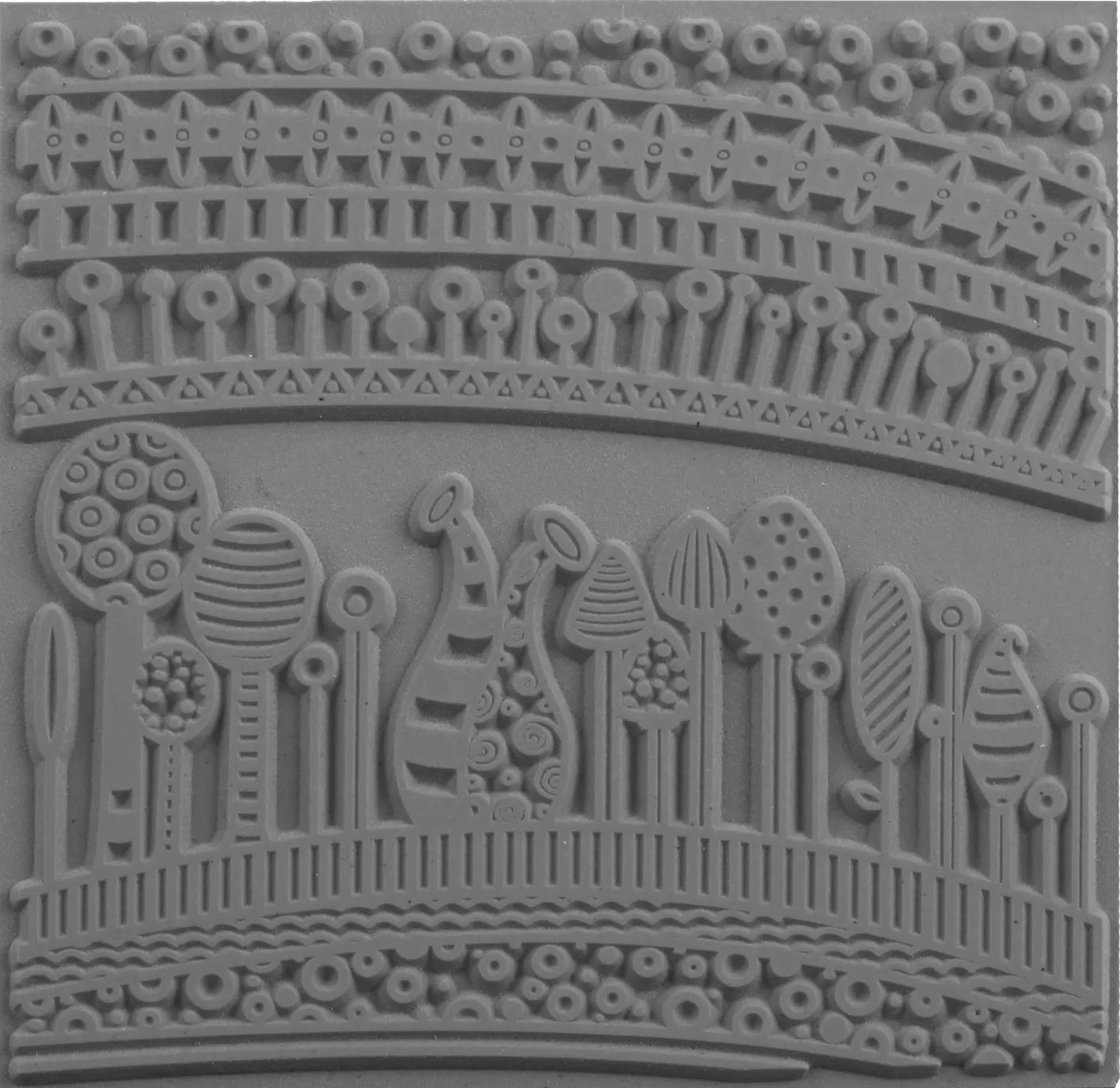 Cernit Harmony texture plate - Grey (Pack x10)