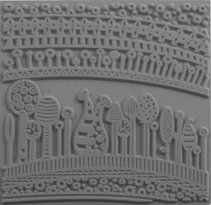 Cernit Harmony texture plate - Grey (Pack x10)