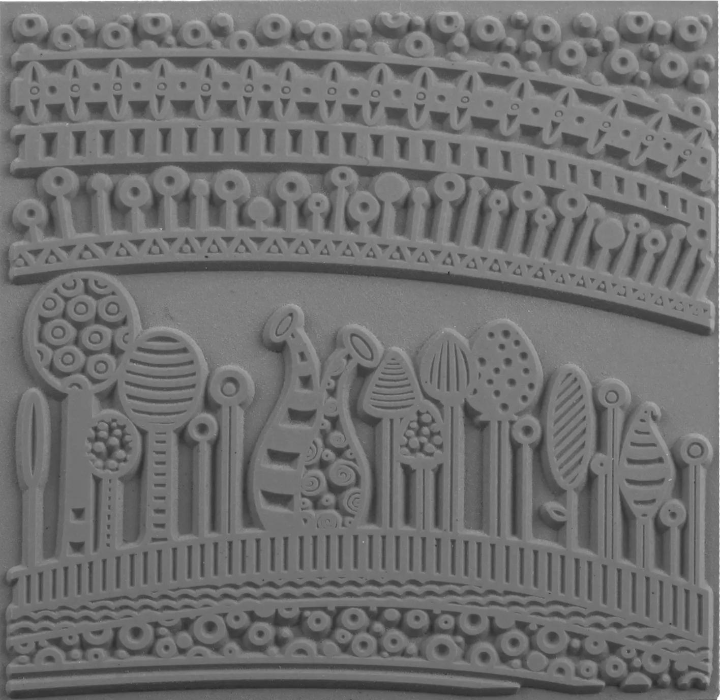 Cernit Harmony texture plate - Grey (Pack x10)