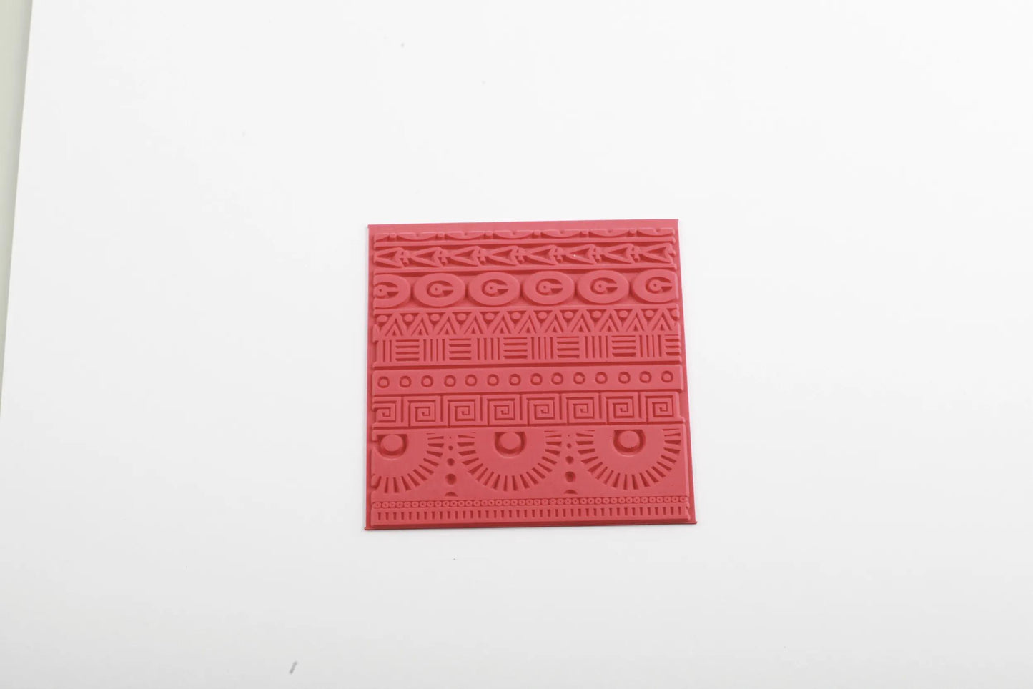 Cernit Geometrics texture plate - Grey (Pack x10)