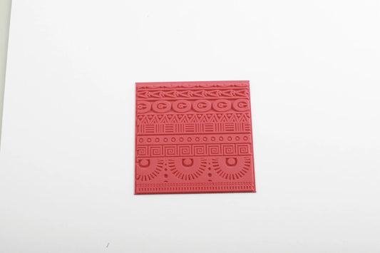 Cernit Geometrics texture plate - Grey (Pack x10)