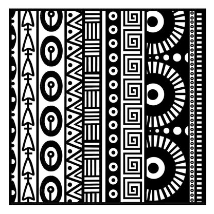 Cernit Geometrics texture plate - Grey (Pack x10)