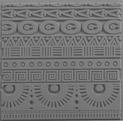 Cernit Geometrics texture plate - Grey (Pack x10)