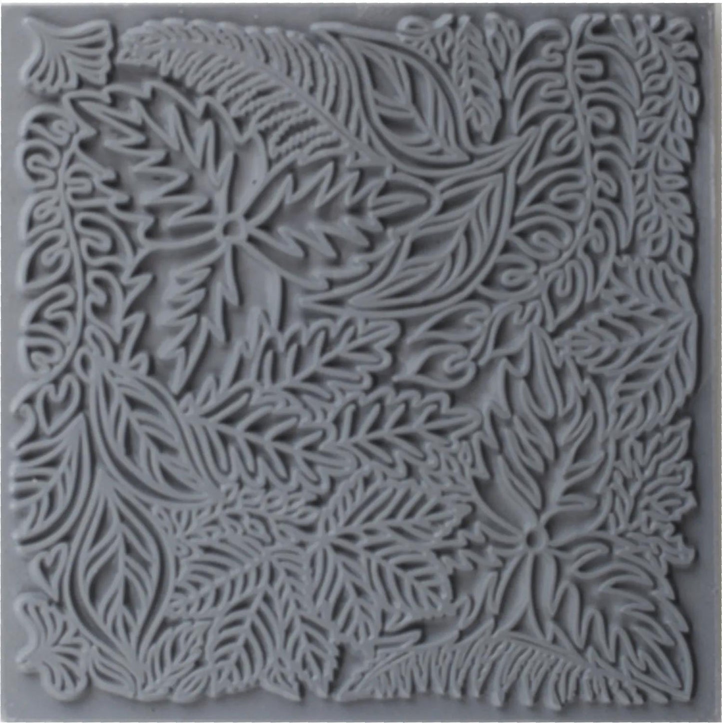 Leaves texture plate cernit - Grey (Pack x10)