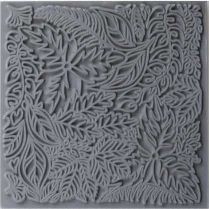 Leaves texture plate cernit - Grey (Pack x10)